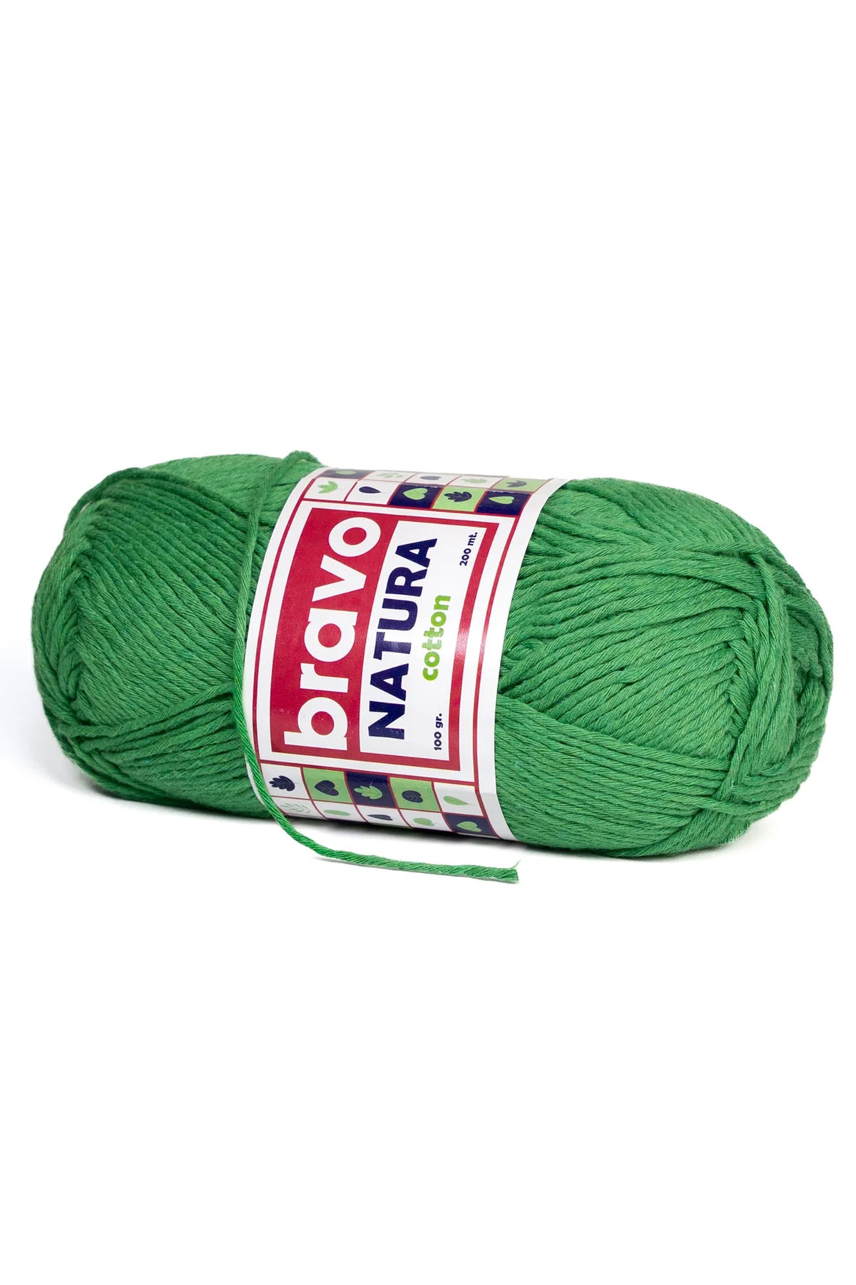Bravo Natura Cotton El Örgü İpi 100 Gr 200m - Thumbnail