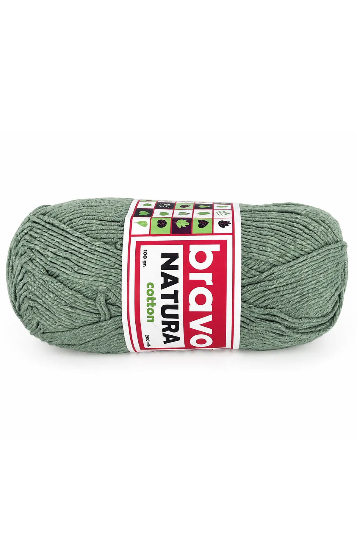 Bravo Natura Cotton El Örgü İpi 100 Gr 200m - Thumbnail