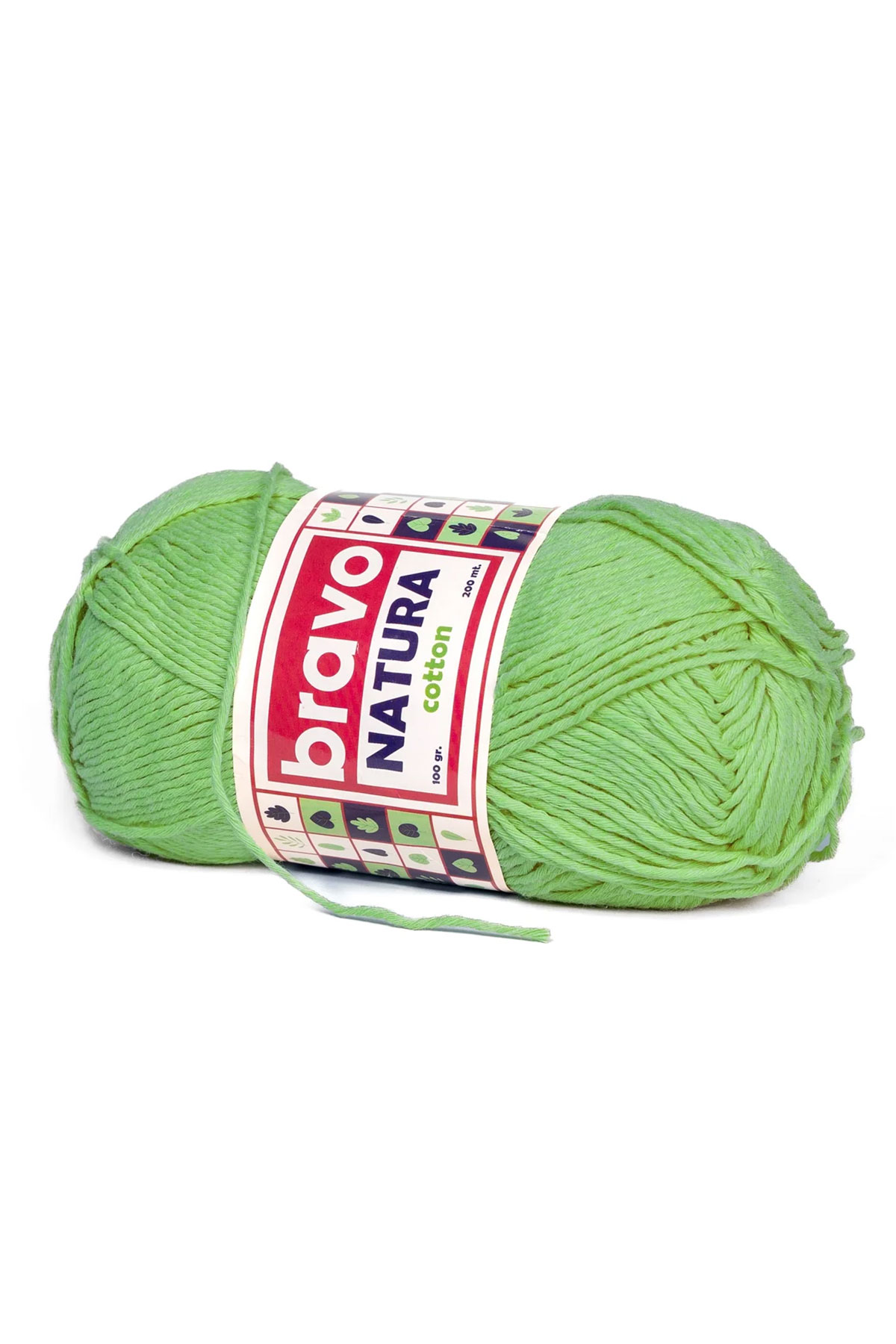 Bravo Natura Cotton El Örgü İpi 100 Gr 200m - Thumbnail
