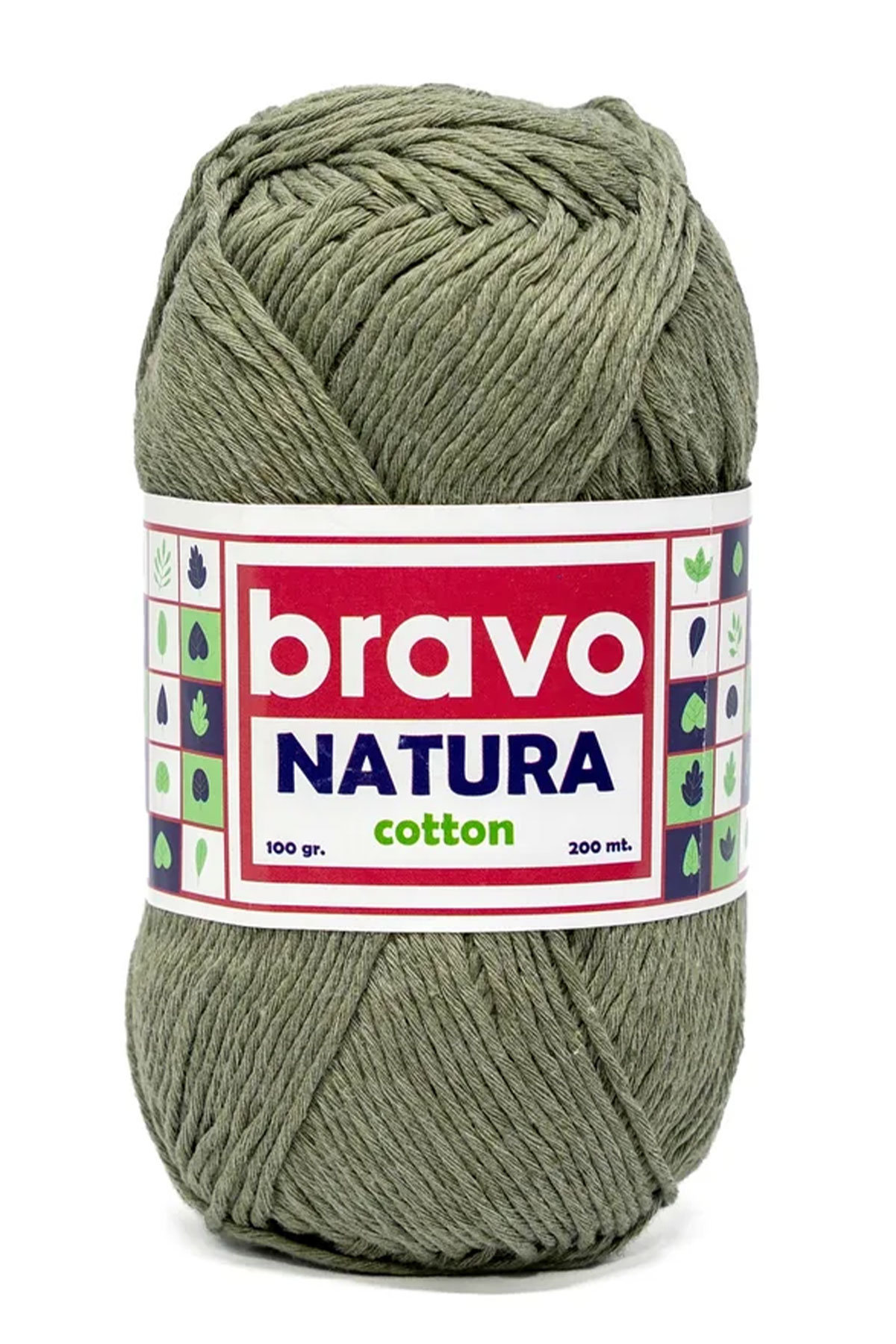 Bravo Natura Cotton El Örgü İpi 100 Gr 200m - Thumbnail