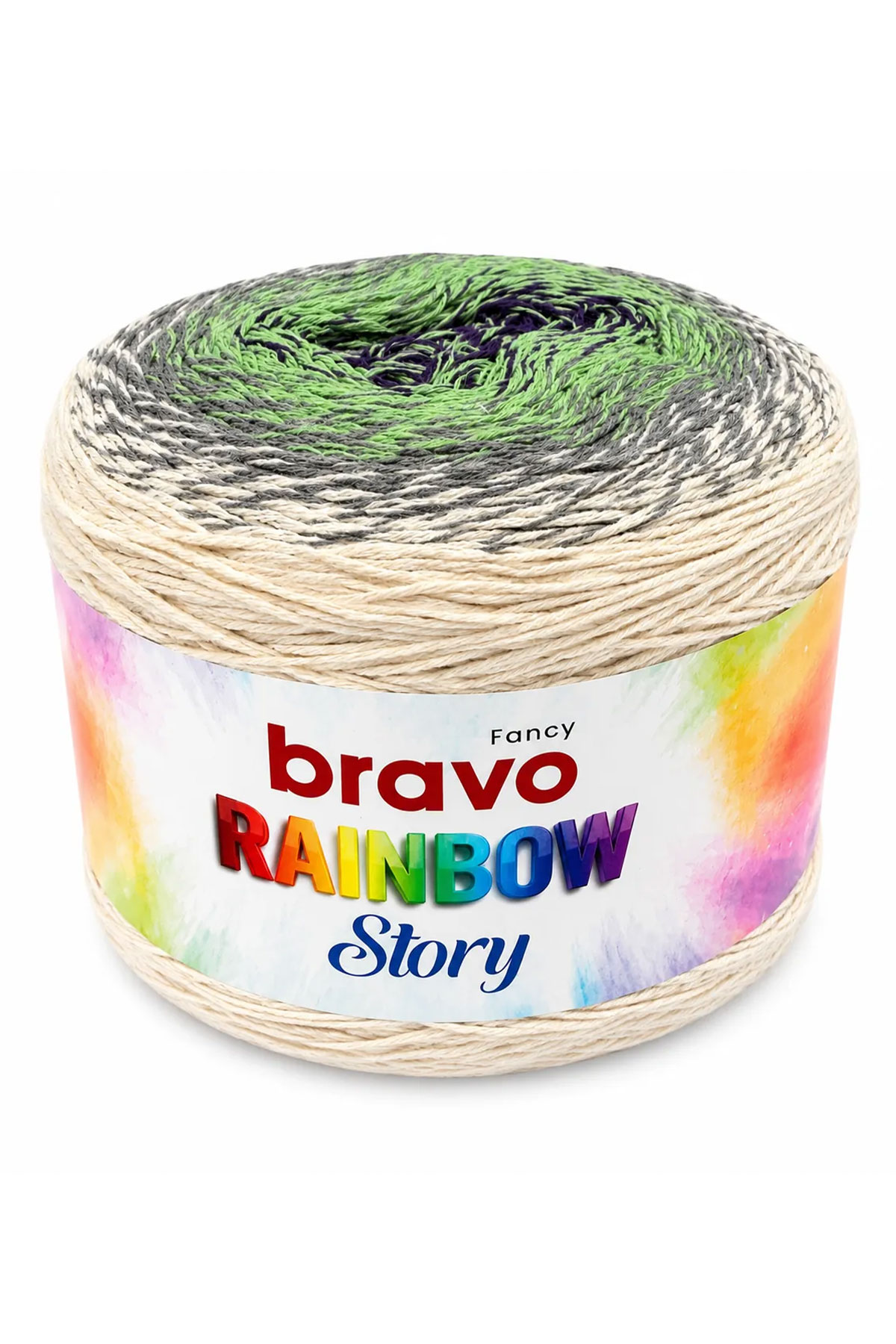 Bravo Rainbow Story El Örgü İpi 200 Gr 800m - Thumbnail