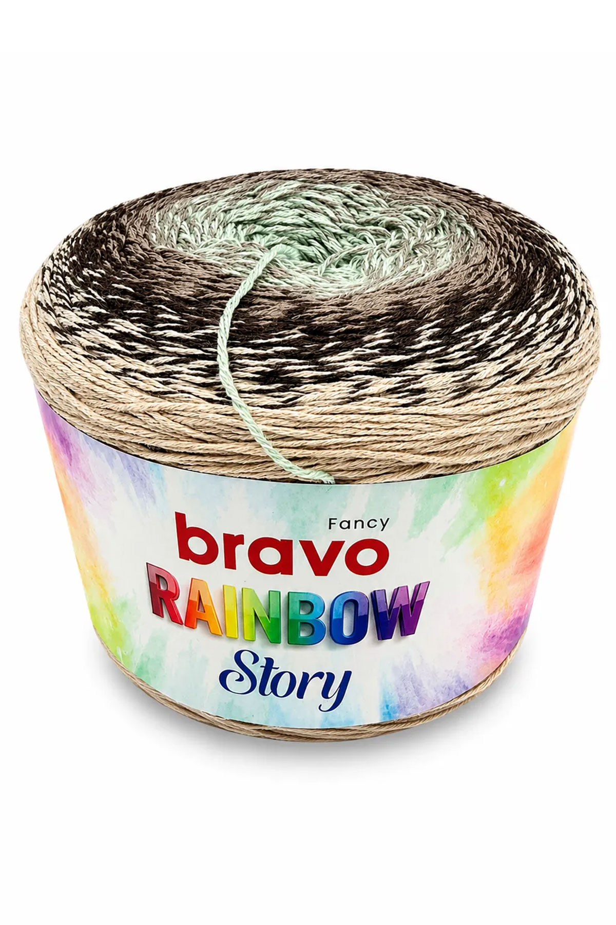 Bravo Rainbow Story El Örgü İpi 200 Gr 800m - Thumbnail