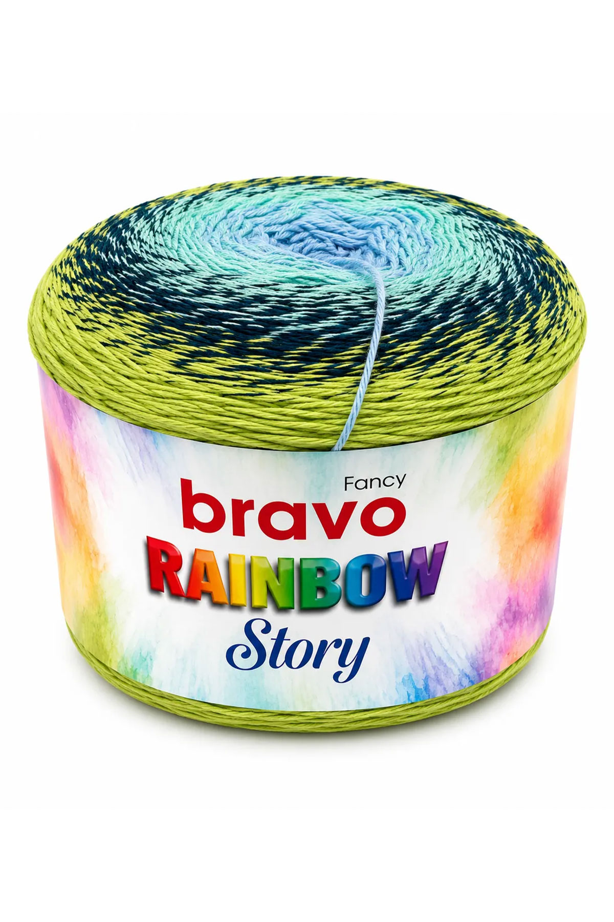Bravo Rainbow Story El Örgü İpi 200 Gr 800m - Thumbnail