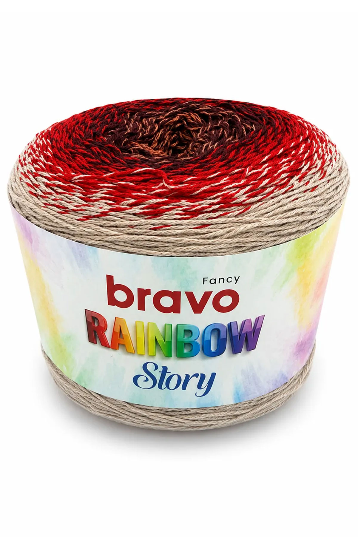 Bravo Rainbow Story El Örgü İpi 200 Gr 800m - Thumbnail