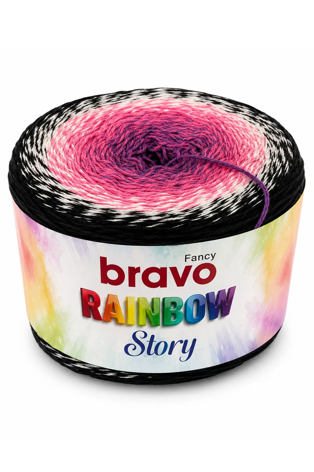 Bravo Rainbow Story El Örgü İpi 200 Gr 800m - Thumbnail