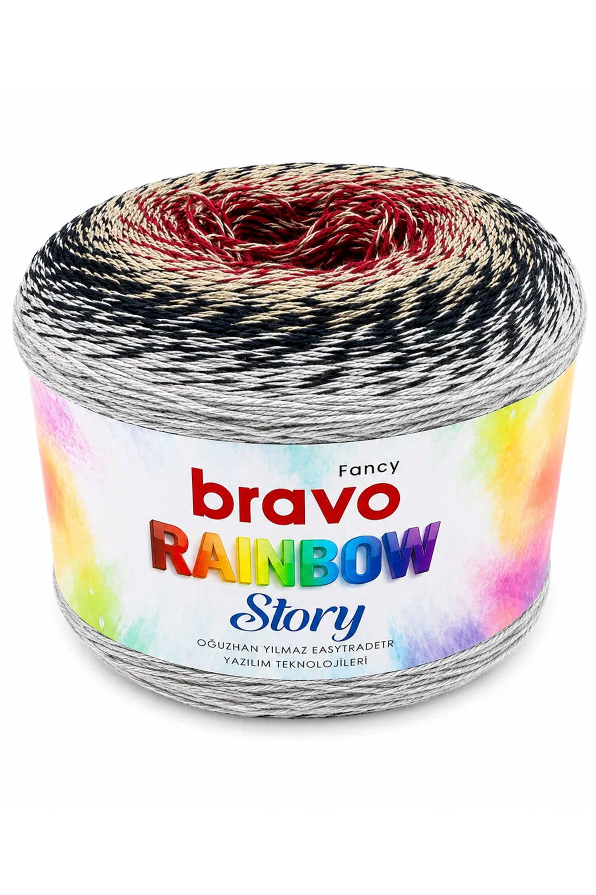 Bravo Rainbow Story El Örgü İpi 200 Gr 800m - Thumbnail