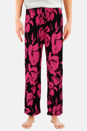 Capri - Capri Kadın Börüncük Geniş Paça Tek Alt Pantolon - Çok Renkli/20