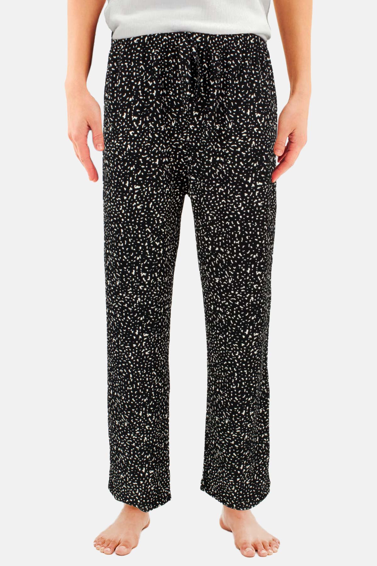 Capri Kadın Börüncük Geniş Paça Tek Alt Pantolon - Çok Renkli/20 - Thumbnail