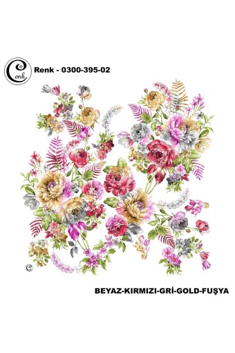 CENK YAZMA - Cenk Kadın Yazma Desen 395 Baskılı İthal 100x100 (1)