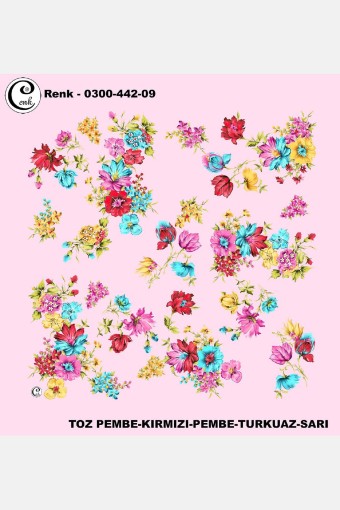 CENK YAZMA - Cenk Kadın Yazma Desen 442 Baskılı İthal 100x100 (1)