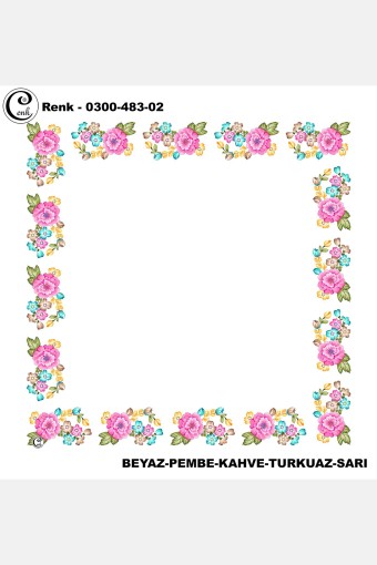 CENK YAZMA - Cenk Kadın Yazma Desen: 483 Baskılı İthal 100x100 (1)