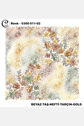 CENK YAZMA - Cenk Kadın Yazma Desen: 511 Baskılı İthal 100x100 (1)