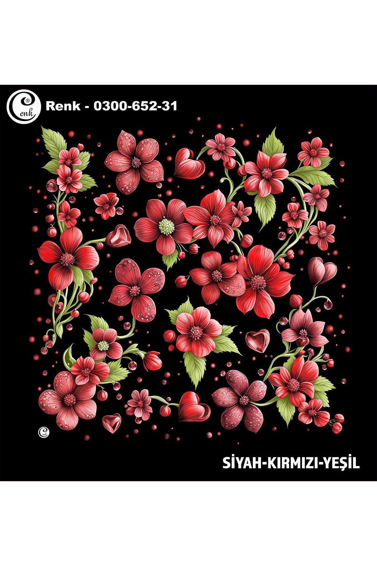 Cenk Kadın Yazma Desen 652 Baskılı İthal 100x100 - Thumbnail