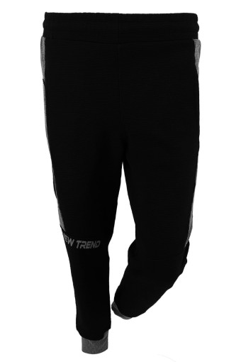 ÇITA - Çıta Erkek Tek Alt Eşofman Ottoman Garnili - Siyah