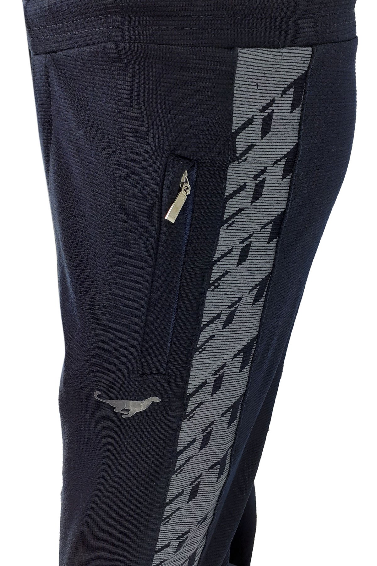 Çıta Erkek Tek Alt Eşofman Ottoman Havuç Paça - Lacivert - Thumbnail