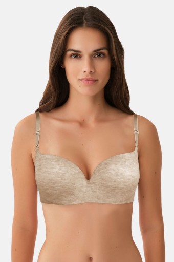 CLARA - Clara Kadın Desteksiz Sütyen C Kap Renkli Melanj - Balköpüğü