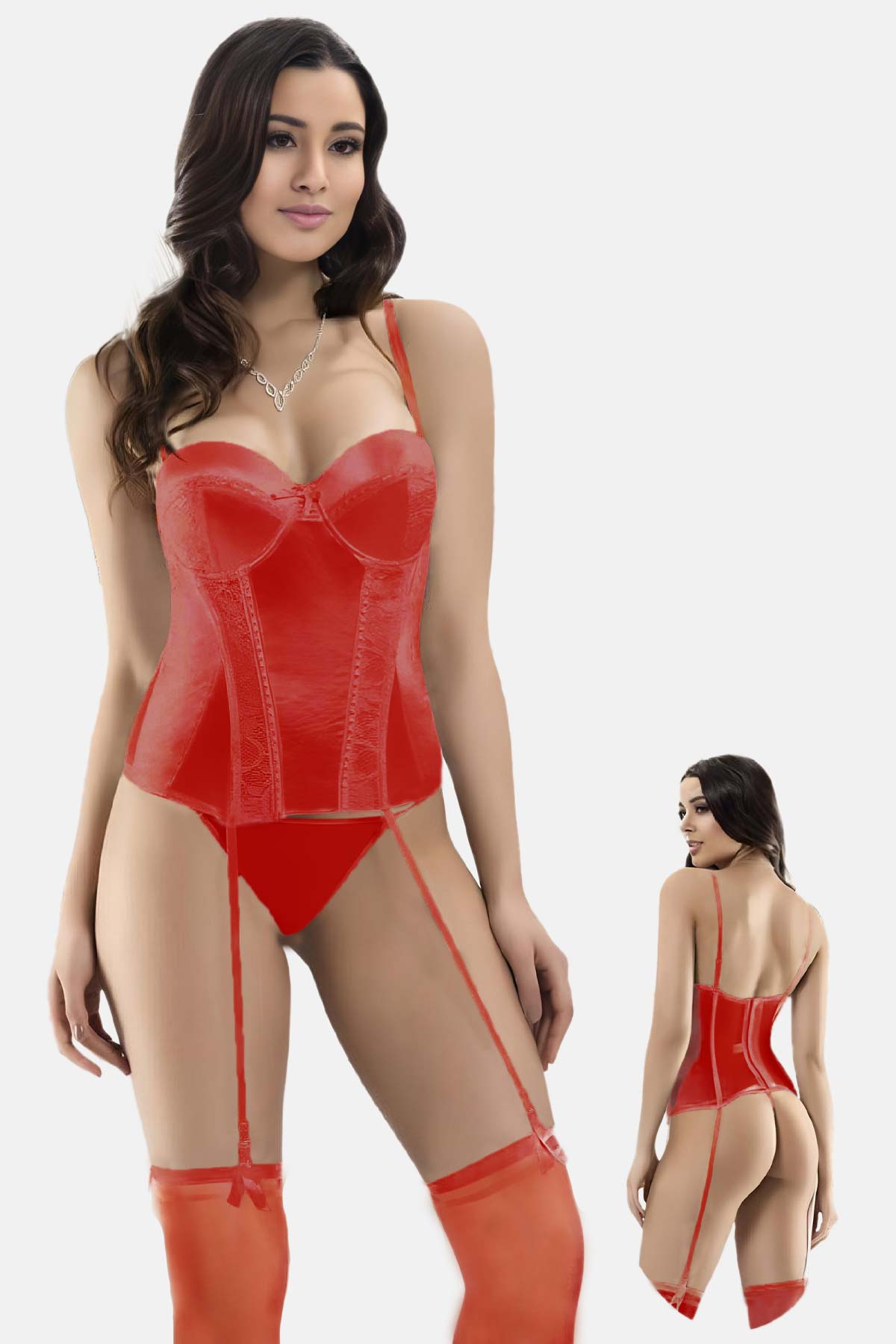 Clara Kadın Jartiyer Takım Rosaria - Thumbnail