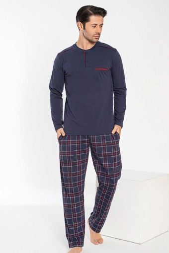 CONFEO - Confeo Erkek Süprem Patlı Uzun Kollu Pijama Takımı