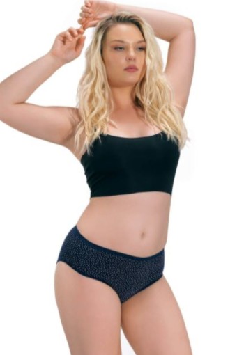 COTTON HİLL - Cotton Hill Kadın Bato Külot - Lacivert (504) - XL (1)