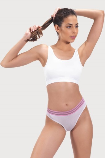 COTTON HİLL - Cotton Hill Kadın Slip Külot - Krem - 2XL