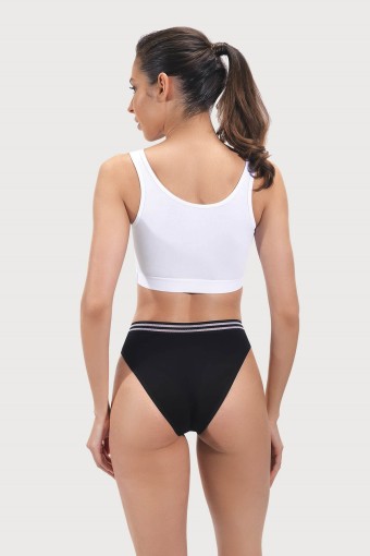 COTTON HİLL - Cotton Hill Kadın Slip Külot - Siyah - L (1)