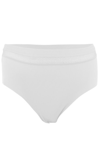 COTTON HİLL - Cotton Hill Lazer Kesim Lastik Detaylı Büyük Beden Bikini Külot (1)