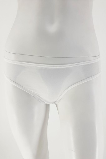 COTTON HİLL - Cotton Hill Kadın Ön Transparan Arka Ponponlu Slip Külot