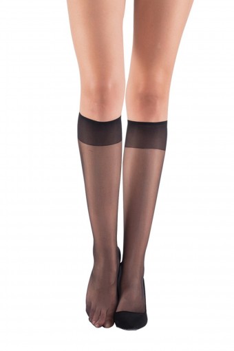 DAYMOD-KLASİK - Daymod Kadın İnce Dizaltı Çorap Burun Dikişsiz Fit 15 (1)