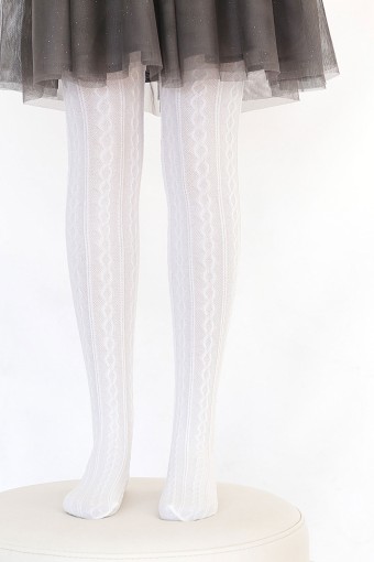 DAYMOD-DESENLİ - Daymod Kız Çocuk İnce Külotlu Çorap Açelya Pamuklu (1)