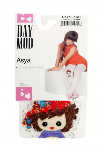 DAYMOD-DESENLİ - Daymod Kız Çocuk İnce Külotlu Çorap Asya