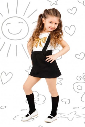 DAYMOD-DESENLİ - Daymod Kız Çocuk İnce Külotlu Çorap Bot Çorabı