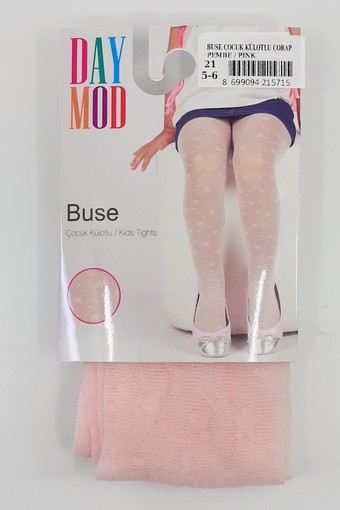 DAYMOD-DESENLİ - Daymod Kız Çocuk İnce Külotlu Çorap Buse Desenli (1)