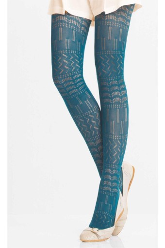 DAYMOD-DESENLİ - Daymod Kız Çocuk İnce Külotlu Çorap Daisy File