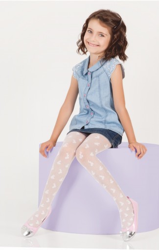 DAYMOD-DESENLİ - Daymod Kız Çocuk İnce Külotlu Çorap Damla