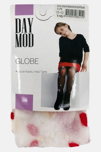 DAYMOD-DESENLİ - Daymod Kız Çocuk İnce Külotlu Çorap Globe