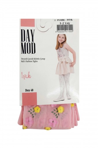 DAYMOD-DESENLİ - Daymod Kız Çocuk İnce Külotlu Çorap Işık Desenli (1)