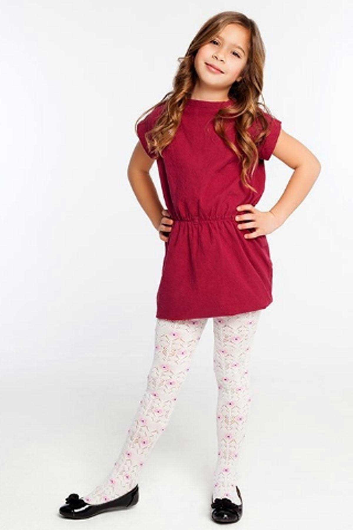 Daymod Kız Çocuk İnce Külotlu Çorap Larissa File - Thumbnail