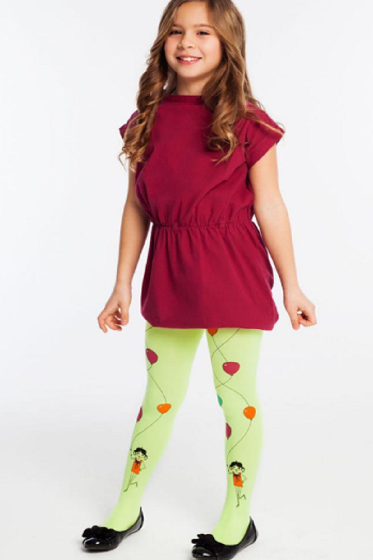 Daymod Kız Çocuk İnce Külotlu Çorap Nisan - Thumbnail