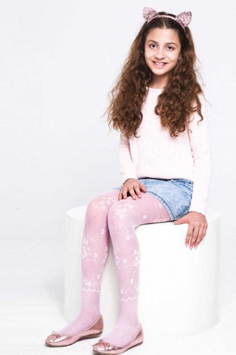 DAYMOD-DESENLİ - Daymod Kız Çocuk İnce Külotlu Çorap Şimay Desenli (1)