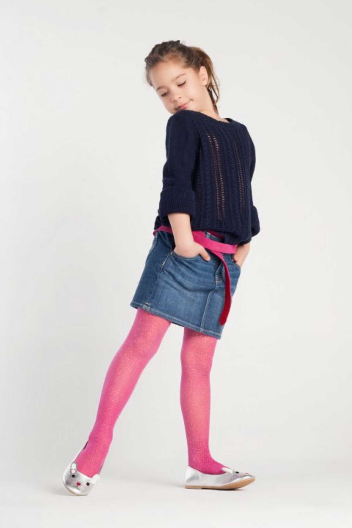 Daymod Kız Çocuk İnce Külotlu Çorap Sun - Thumbnail