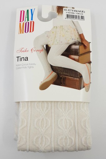 DAYMOD-DESENLİ - Daymod Kız Çocuk İnce Külotlu Çorap Tina Desenli (1)