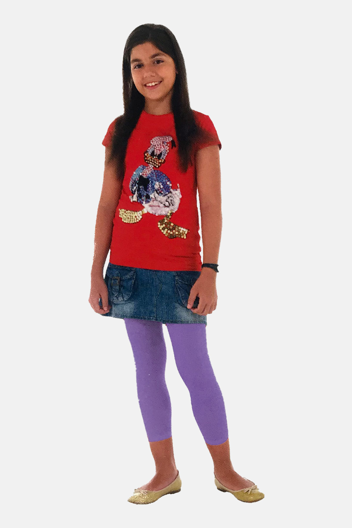 Daymod Kız Çocuk Tayt (Çorap) Bileği Desenli - Thumbnail