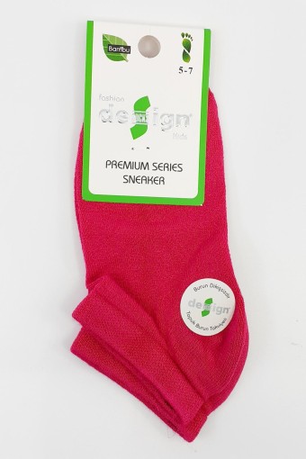 DESIGN - Design Erkek Çocuk Garson Boy Patik Çorap Bambu Düz - Asorti - 5 (1)