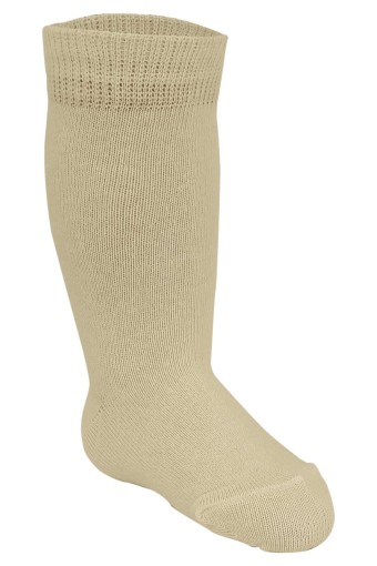 DESIGN - Design Erkek Çocuk Soket Çorap Likralı Düz - Krem - 3