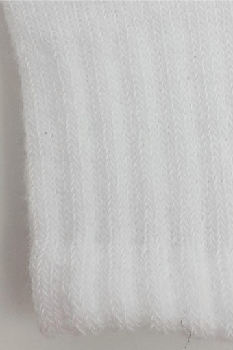 DESIGN - Design Erkek Çocuk Yarım Konç Çorap Düz - Beyaz - 7 (1)