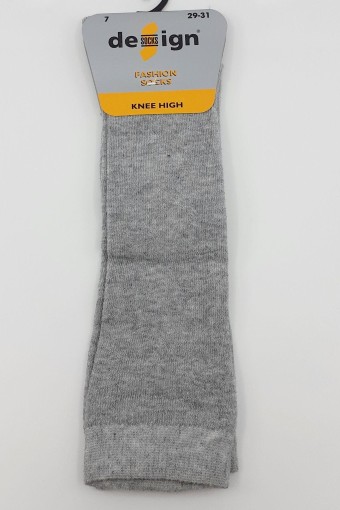 DESIGN - Design Kız Çocuk Dizaltı Pantolon Çorabı Düz - Koyu Asorti - 11 (1)