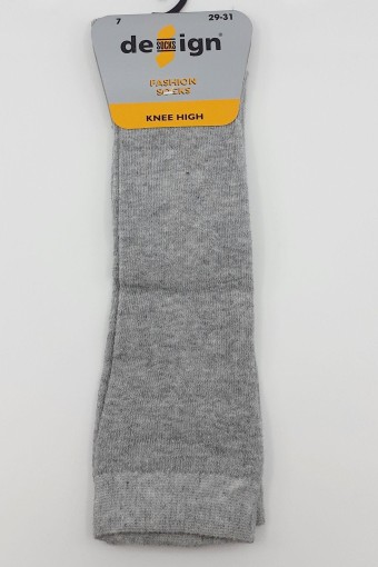 DESIGN - Design Kız Çocuk Dizaltı Pantolon Çorabı Düz - Koyu Asorti - 5 (1)