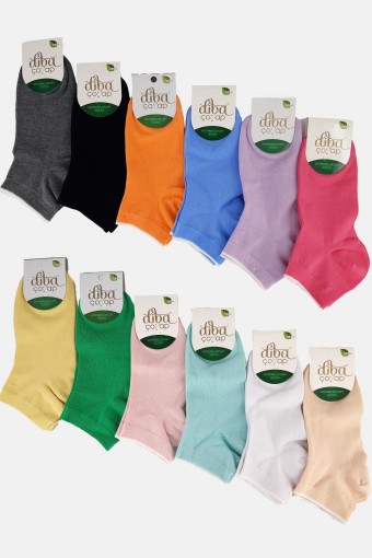 DİBA - Diba Kadın Bambu Likralı Dikişsiz Patik Çorap (1)