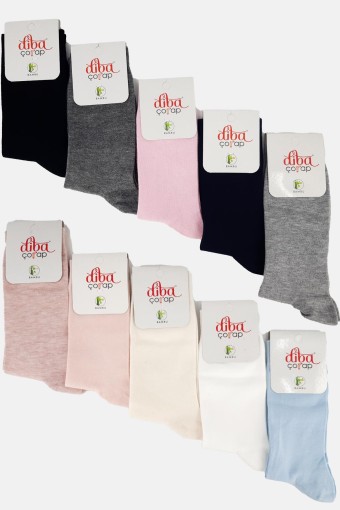 DİBA - Diba Kadın Bambu Likralı Soket Çorap (1)