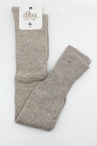 DİBA - Diba Kadın Pantolon Çorabı Lambswool Likralı Düz Spor (1)